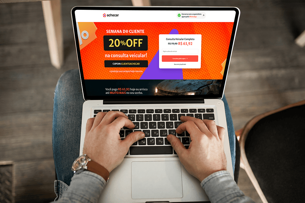 Semana do Cliente Achecar com desconto exclusivo na consulta mais completa do mercado