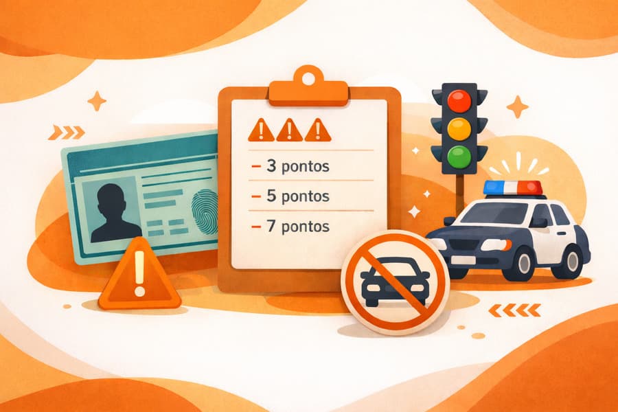 Sistema de pontuação da CNH: entenda as regras, limites e como evitar a suspensão